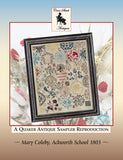 Mary Coleby, Ackworth School 1803, A Quaker Antique Sampler Reproduction