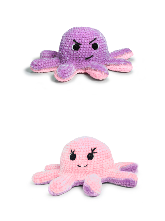 Amigurumi Kit - Reversible Mood Octopus