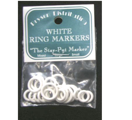 Bryson White Ring Markers Small