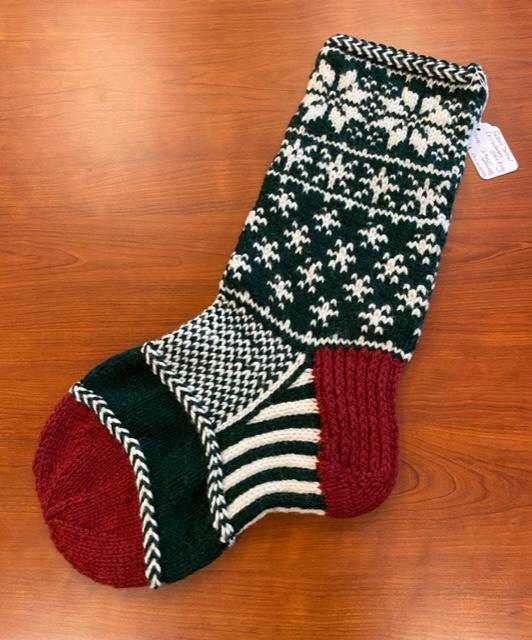 Falling Snow Christmas Stocking (Monday, Feb. 19th, 26th, and March 4th, 2:30 p.m. - 4:30 p.m.)